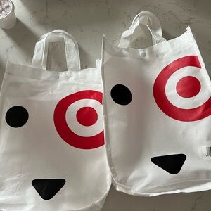 Bullseye reusable tote set of 2
